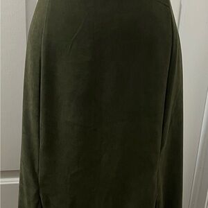 Joanna Plus Elegant Forest Green Women's Pencil Skirt